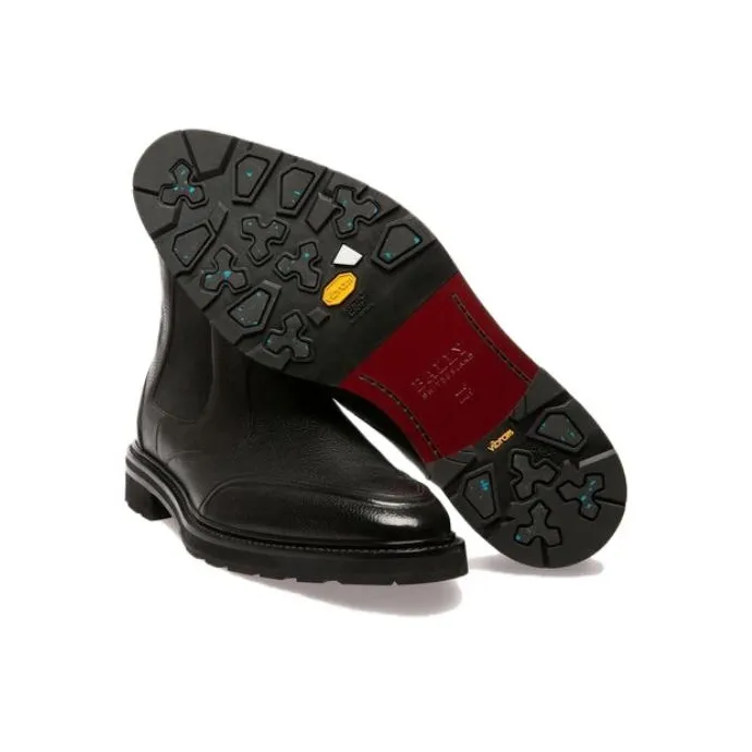 BALLY Short Chelsea Boots Men's Black-2