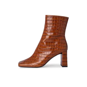 By Far Ankle Boots 8cm Women's Tan