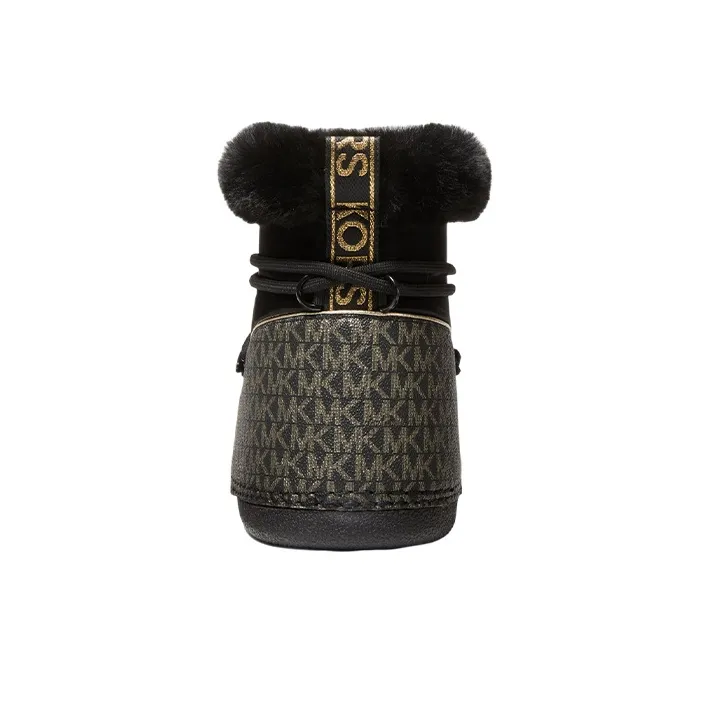 MICHAEL KORS Zelda Metallic Logo Snow Boots Women's-2