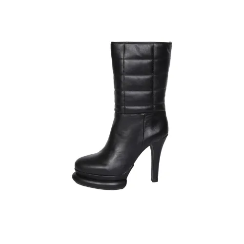 Paloma Barceló 120mm Quilted panel mixta Boots Women's