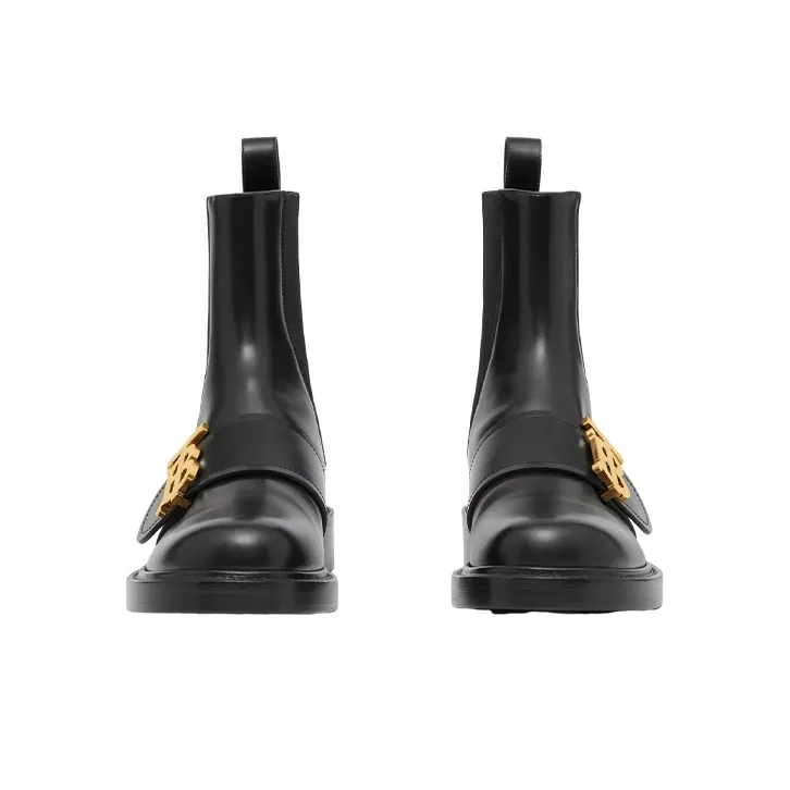Burberry Short Chelsea Boots Women's Black-2