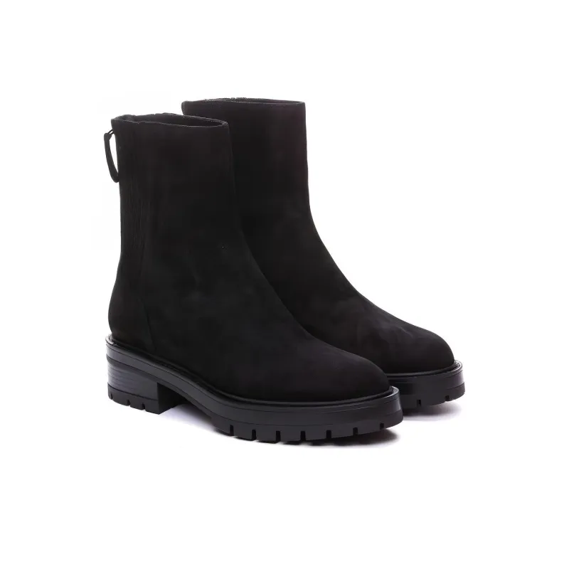 AQUAZZURA Saint Honore Ankle Boots 4.5cm Women's Black-2