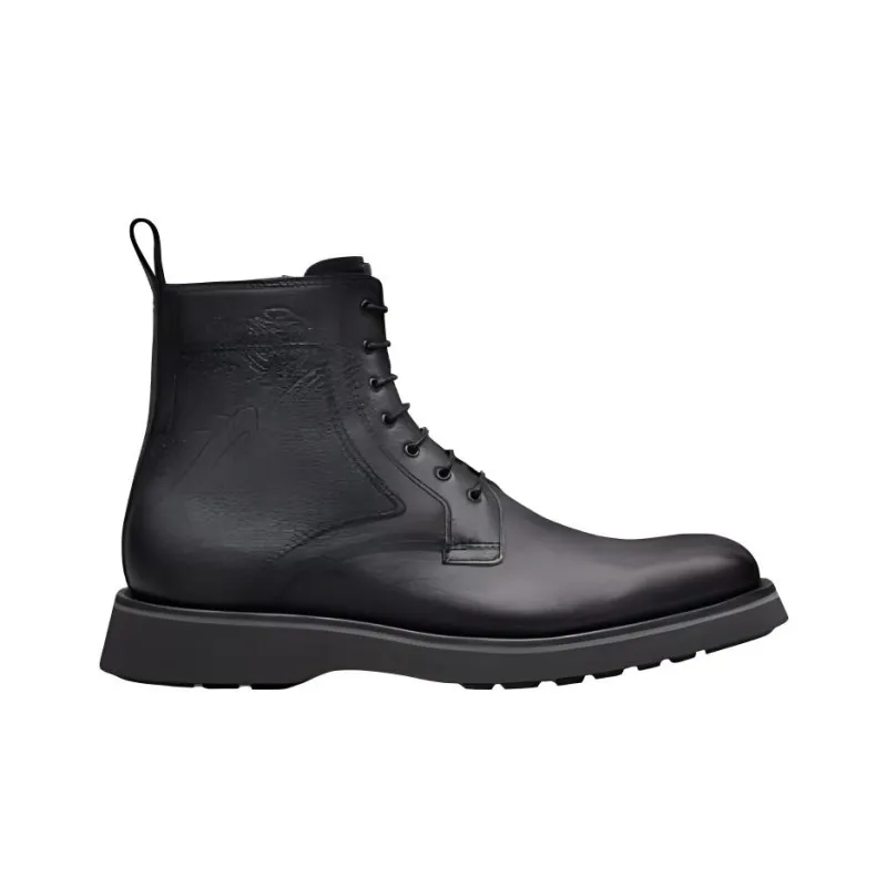 BERLUTI Alessio Scritto Ankle Boots Men's Black-1