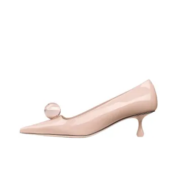 Jimmy Choo Orb Irregular Heel High Heels 5cm Women's Pink