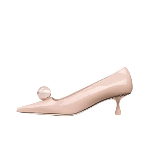 Jimmy Choo Orb Irregular Heel High Heels 5cm Women's Pink
