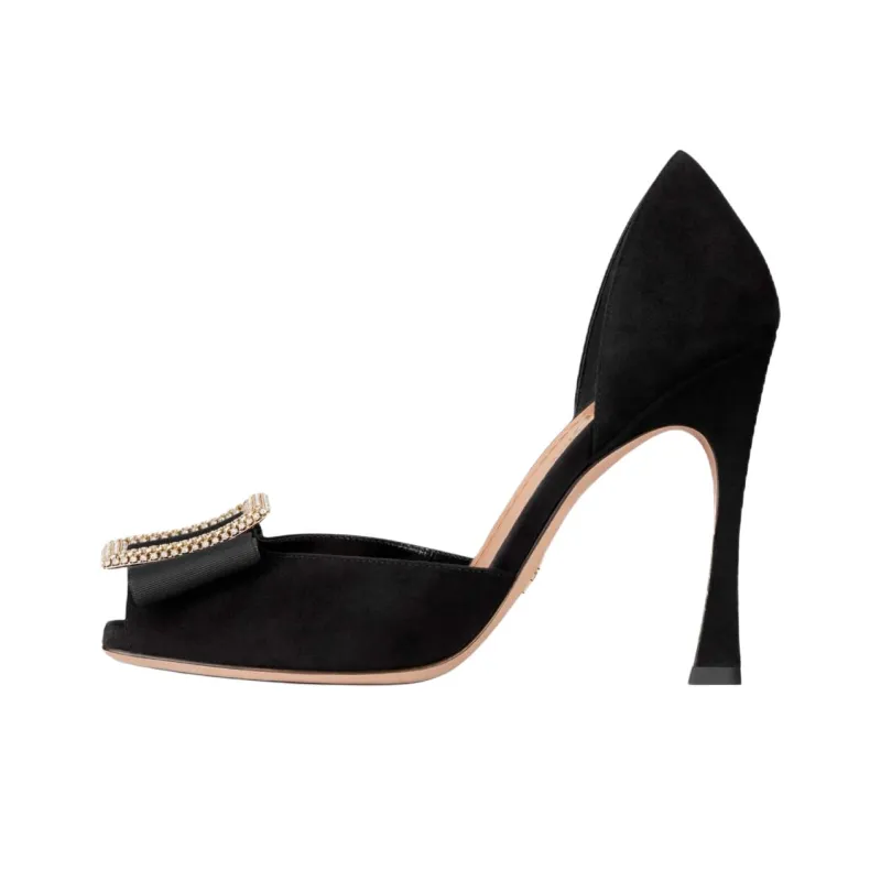 DIOR Idylle Stylish Sandals Women's Black-0