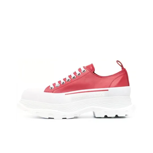 Alexander McQueen Tread Slick Sneakers 'Red White'