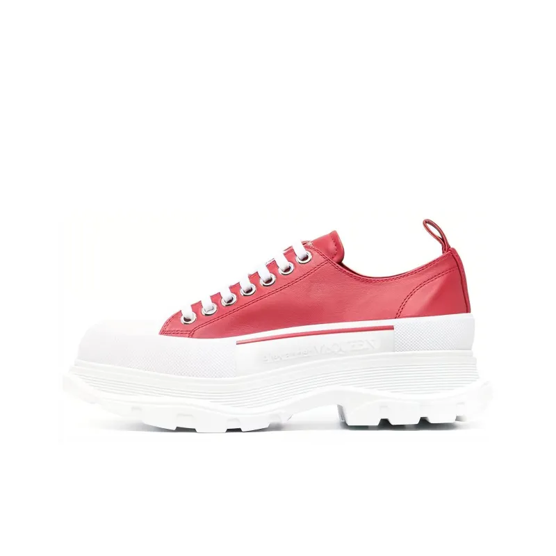 Alexander McQueen Tread Slick Sneakers 'Red White'-0