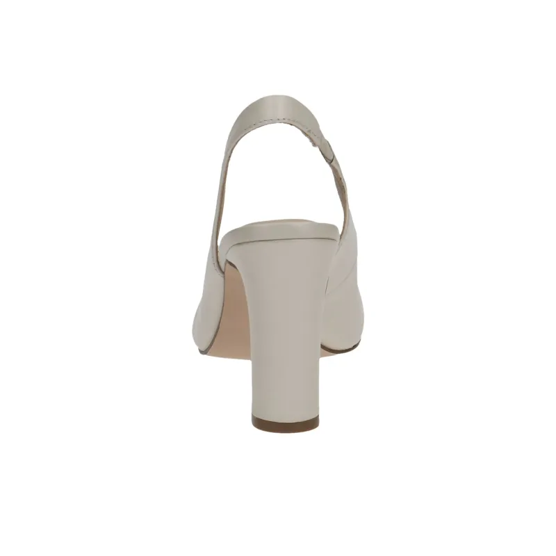 CAPRICE Twiggy Chunky Heel High Heels 8.5cm Women's Beige-5