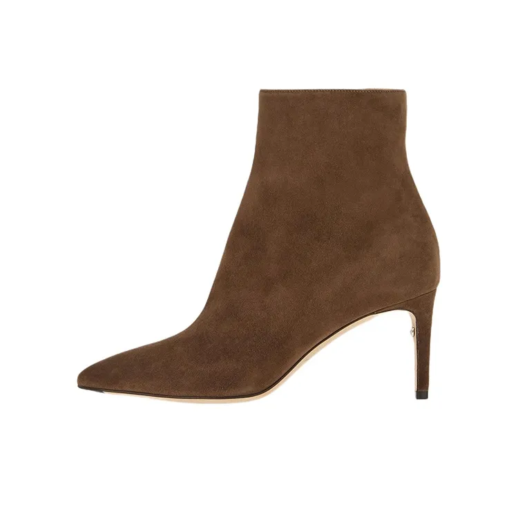 FERRAGAMO Bootie Suede Ankle Boots-0