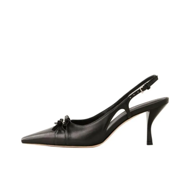 REFORMATION Noreen High Heels 7.5cm Women's Black-0
