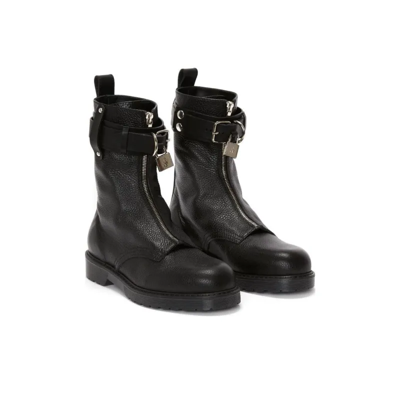 JW Anderson Padlock Combat Boots Women's-2