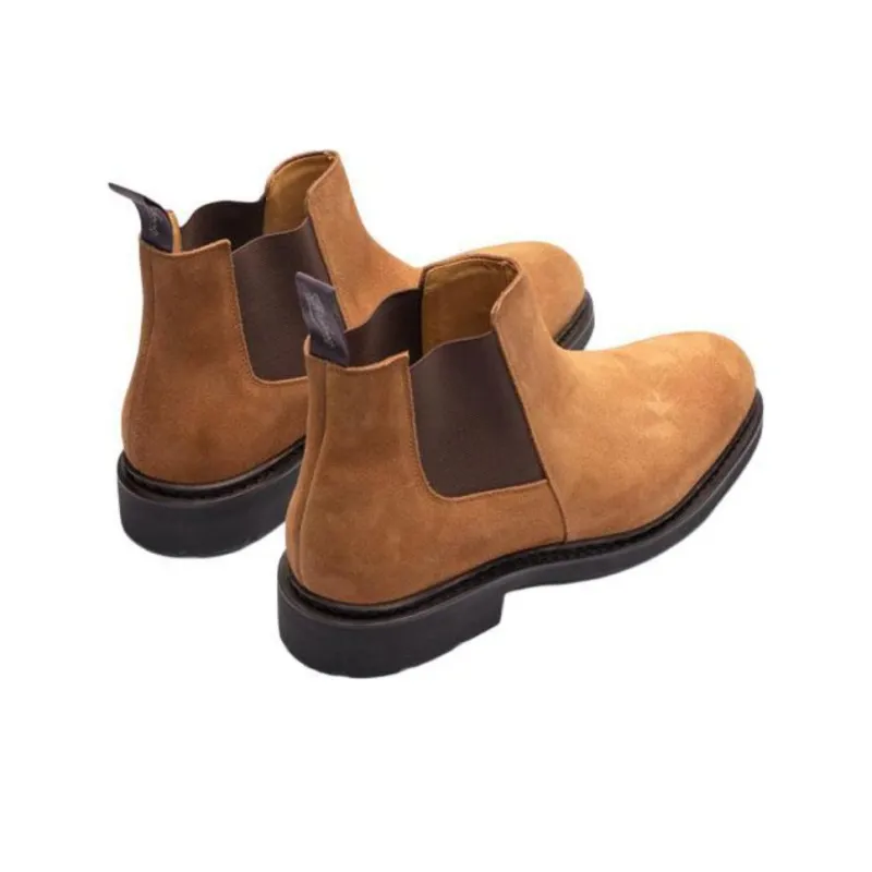 Paraboot Chamfort Ankle-Length Chelsea Boots Men's Umber-3
