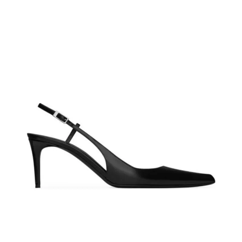 SAINT LAURENT Pulp 75mm Slingback Pumps-1