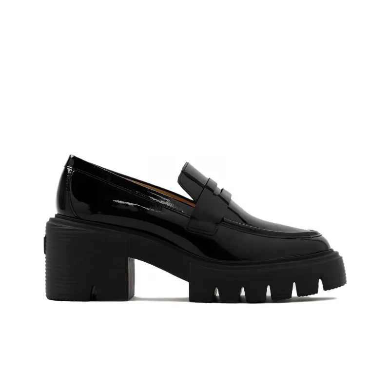 stuart weitzman Soho Patent-leather Loafers-1
