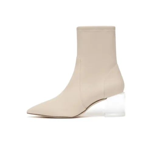 Stuart Weitzman/SW Ankle Boots 6cm Women's Beige