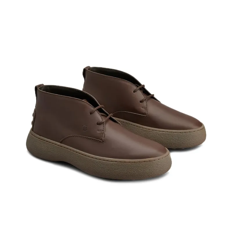TOD'S WG Ankle Boots Men's Brown-1