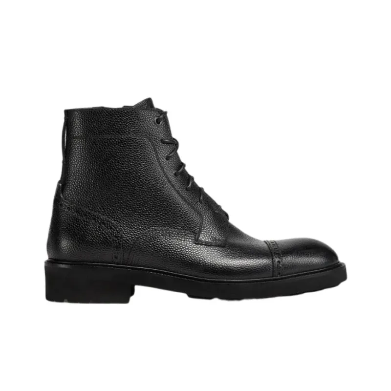 Zegna Arezzo Fle Ankle Boots Men's Black-1