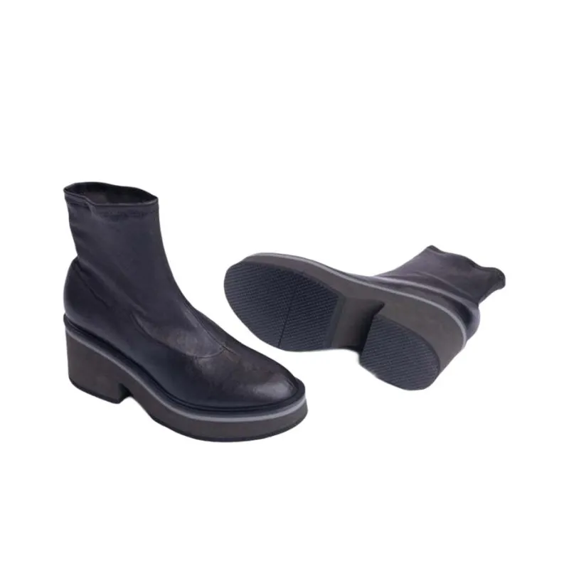 CLERGERIE ALBANE Ankle Boots 7.5cm Women's Black-3
