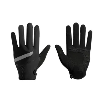 PEAK Polyester Elastane Sports Gloves Unisex Black