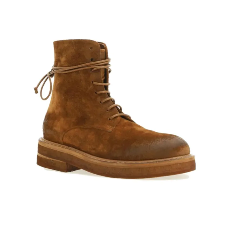 Marsèll Round-Toe Lace-Up Ankle Boots Women's-2