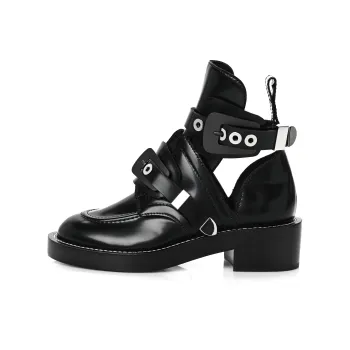 Balenciaga Ceinture Ankle Boots 4.5cm Women's Black