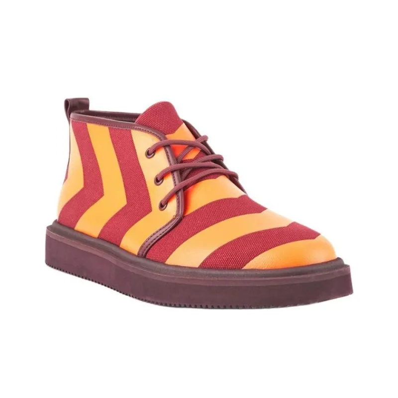 UNITED NUDE Un Geo Ankle Boots Men's Orange Red-2