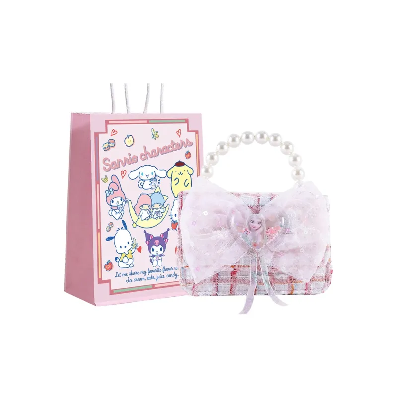 Disney Frozen Series Polyester Handbag Regular Kids' Pink/Blue-7