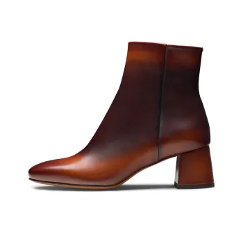 Magnanni Arlyne Ankle Boots 6cm Women's Red Brown