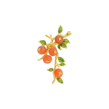 VIOLET S925 Silver Brooches Women's