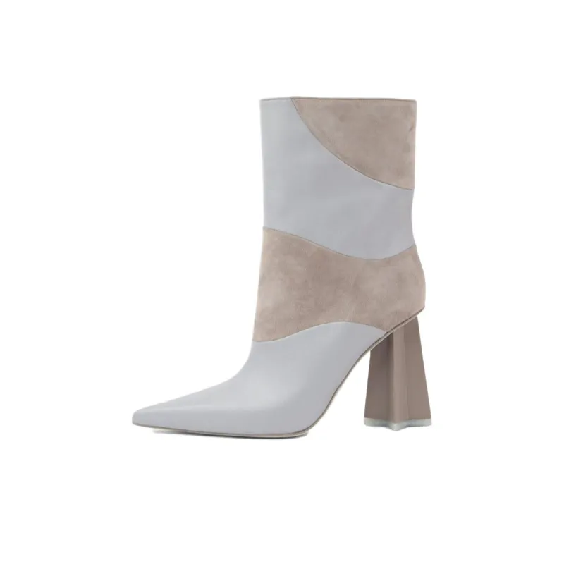 CHIARA FERRAGNI Ankle Boots Women's Brown Gray-0