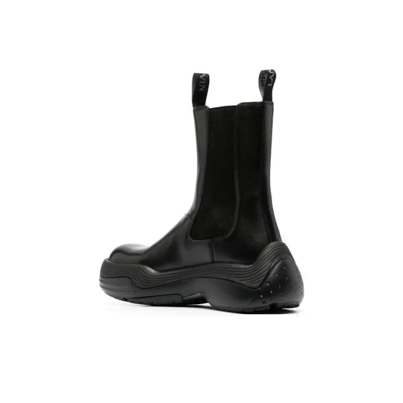Lanvin Round-toe Pull-tab Boots-3