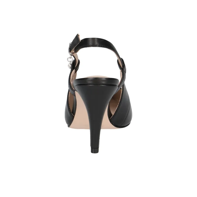 CAPRICE Effi Slim Heel High Heels 8.5cm Women's Black-5