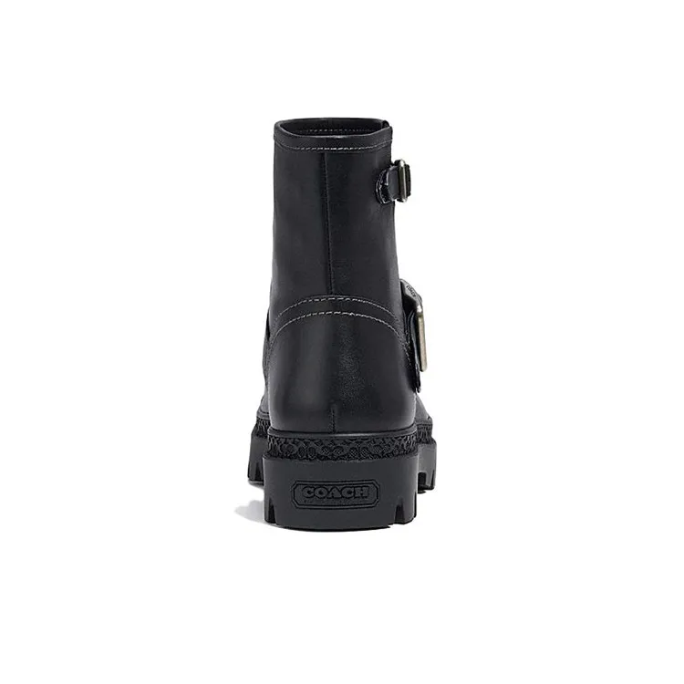 COACH Trooper Ankle Boots Women's Black-3