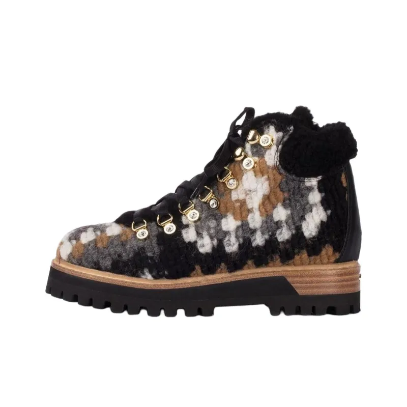 Le Silla St. Moritz Wool Ankle Boots Women's-0