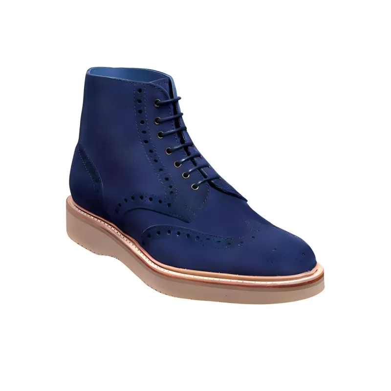 Magnanni Terry Ankle Boots Men's Blue-2