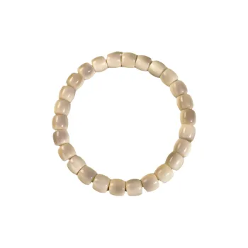 Red All Year Round White Jade Bodhi Bracelets Unisex