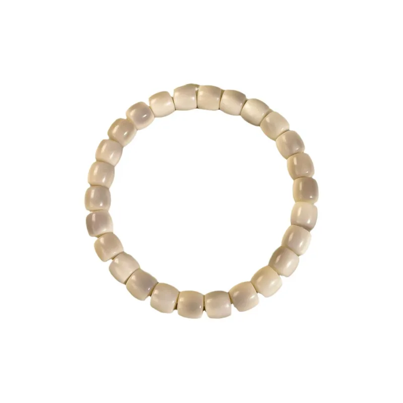 Red All Year Round White Jade Bodhi Bracelets Unisex-0