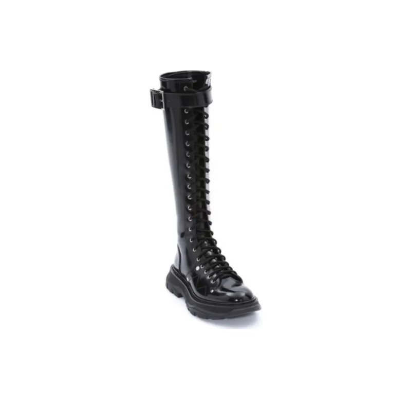Alexander McQueen Tread Slick Boot 'Black' Women's-2