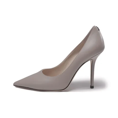 Jimmy Choo LOVE Slim Heel High Heels 10cm Women's Lime Gray