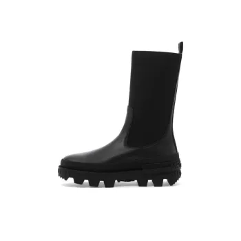 Moncler Logo Embossed Slip On Boots Women's