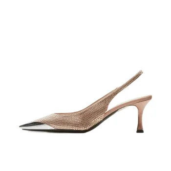 N°21 Nº21 Embellished Slingback Pointed-Toe Pumps