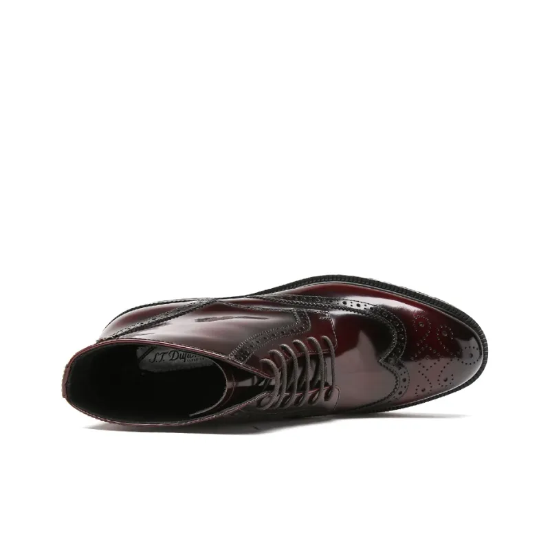 S. T.DUPONT Ankle Boots Men's Burgundy-2