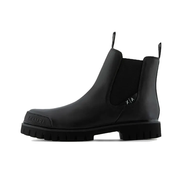 ARMANI EXCHANGE Calf-leather Ankle Boots-0
