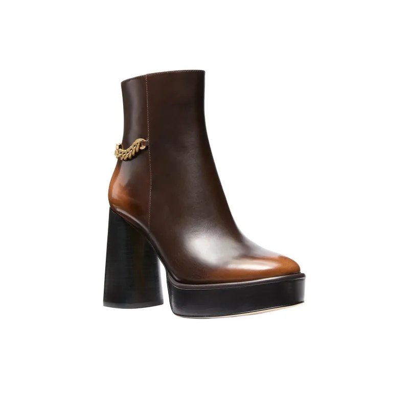 MICHAEL KORS Carlisle Ankle Boots 10.8cm Women's Brown-3