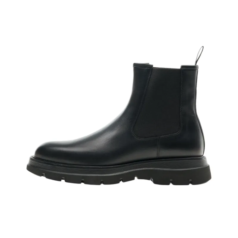 Magnanni Xavier Short Chelsea Boots Men's Black-0