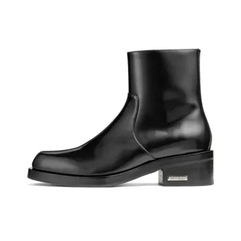 Jimmy Choo Elias Leather Ankle Boots