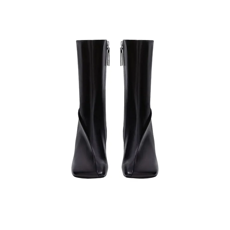 JIL SANDER Square-toe Ankle Boots-2