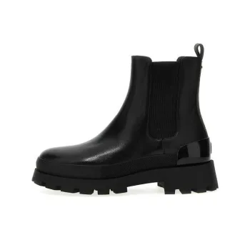 Michael Michael Kors Logo-embossed Leather Ankle Boots