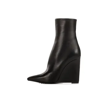 Le Silla Kira 120mm Wedge Leather Boots
